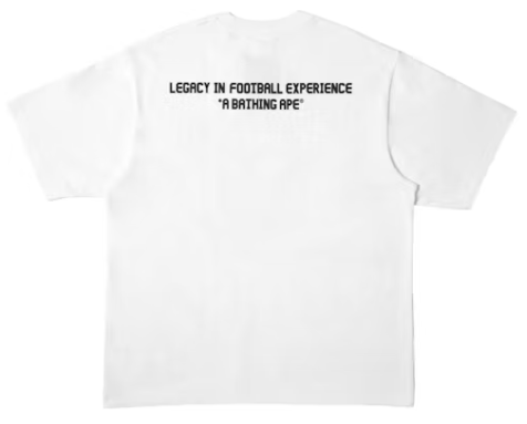 BAPE x CR7Life Big Ape Head Reflection Camo Tee White