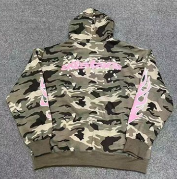 Broken Planet Camouflage Patterned Hooodie