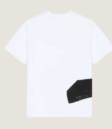 Givenchy Regular Fit Gloves Trompe l'Oeil Print T-Shirt