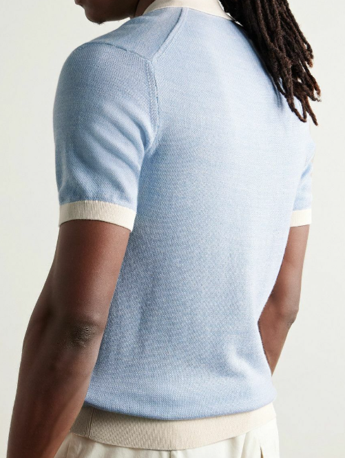Knit Polo Shirt