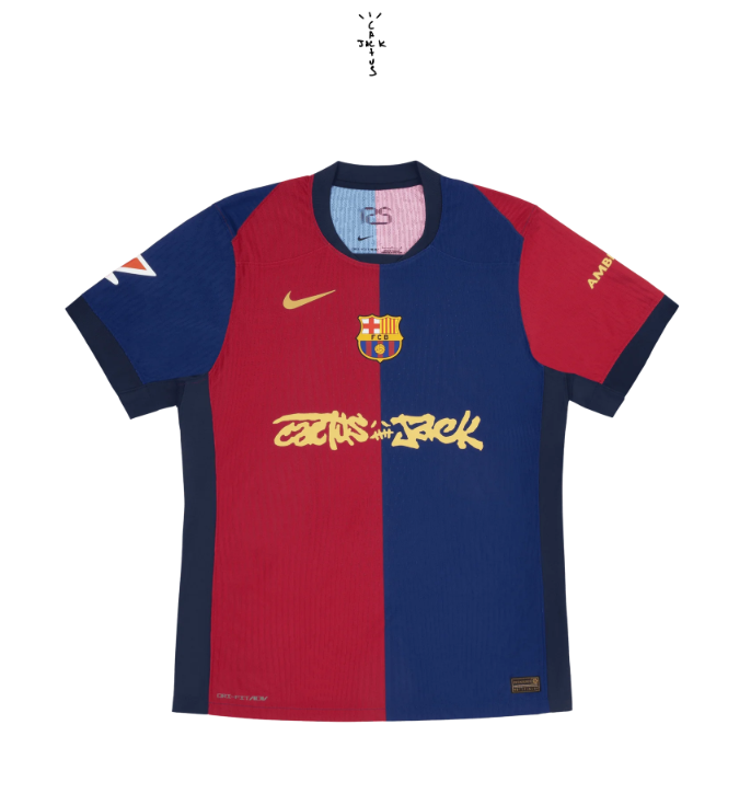 Barcelona (Travis Scott) 2024/25 - Home Jersey