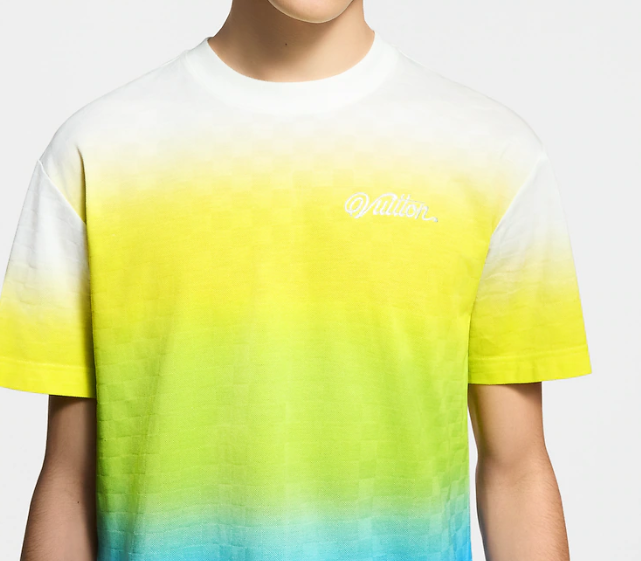 Louis Vuitton Damier Gradient Jacquard Cotton T-shirt