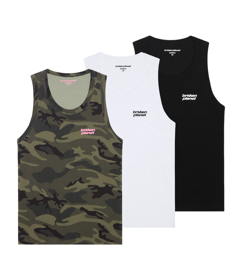 Broken Planet Men's Tank Top (3-pack)