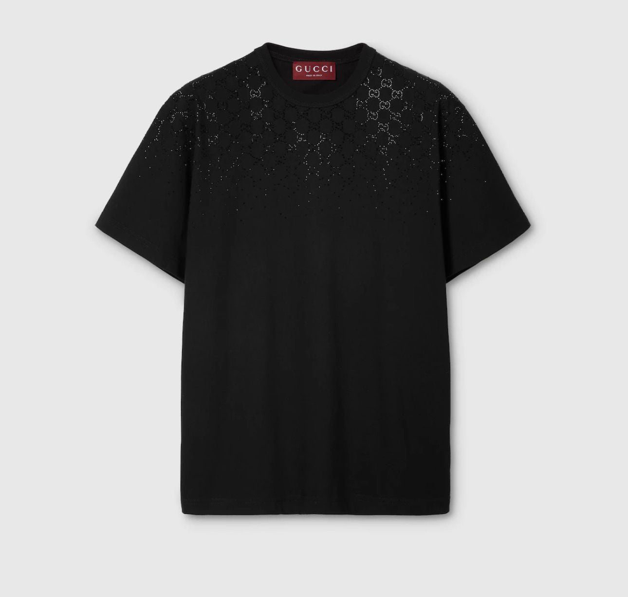 Gucci Crystals Cotton Jersey T-shirt