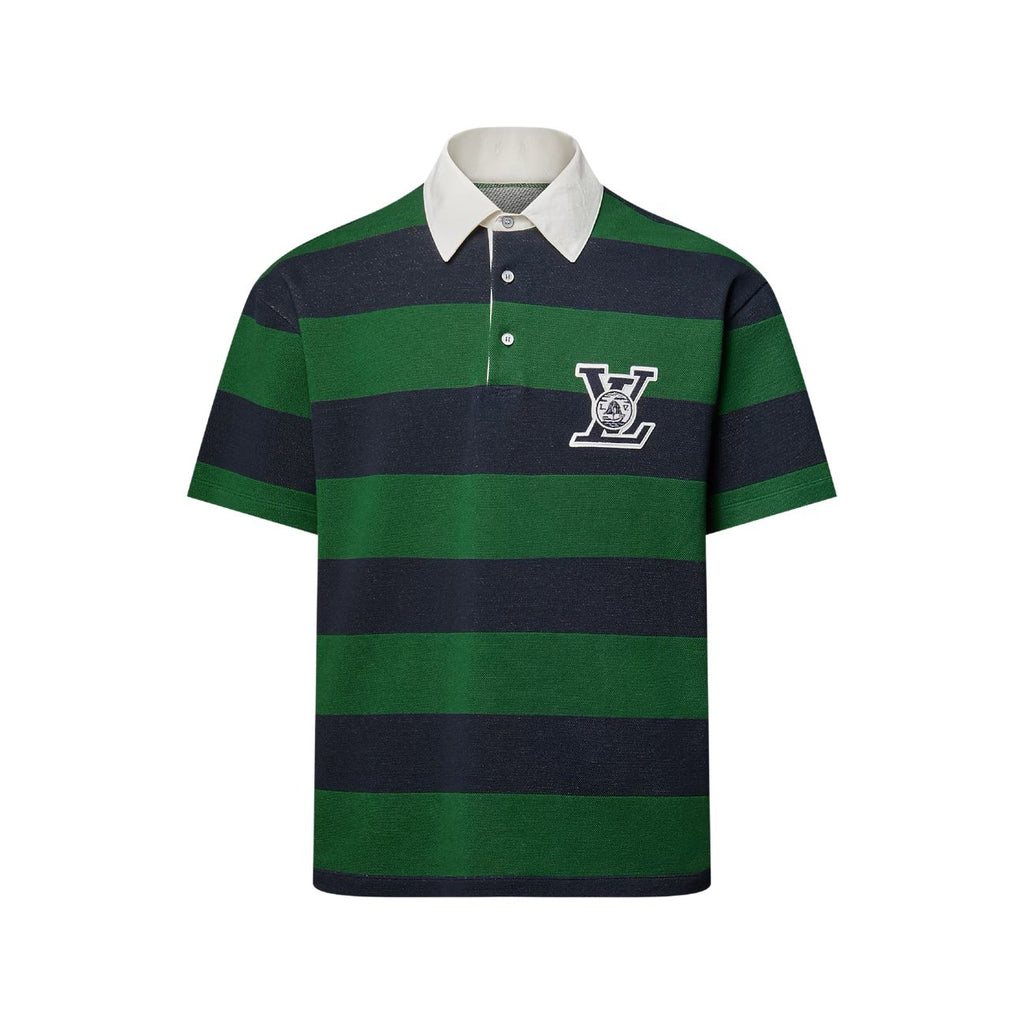 Louis Vuitton Striped Short-Sleeved Polo Shirt