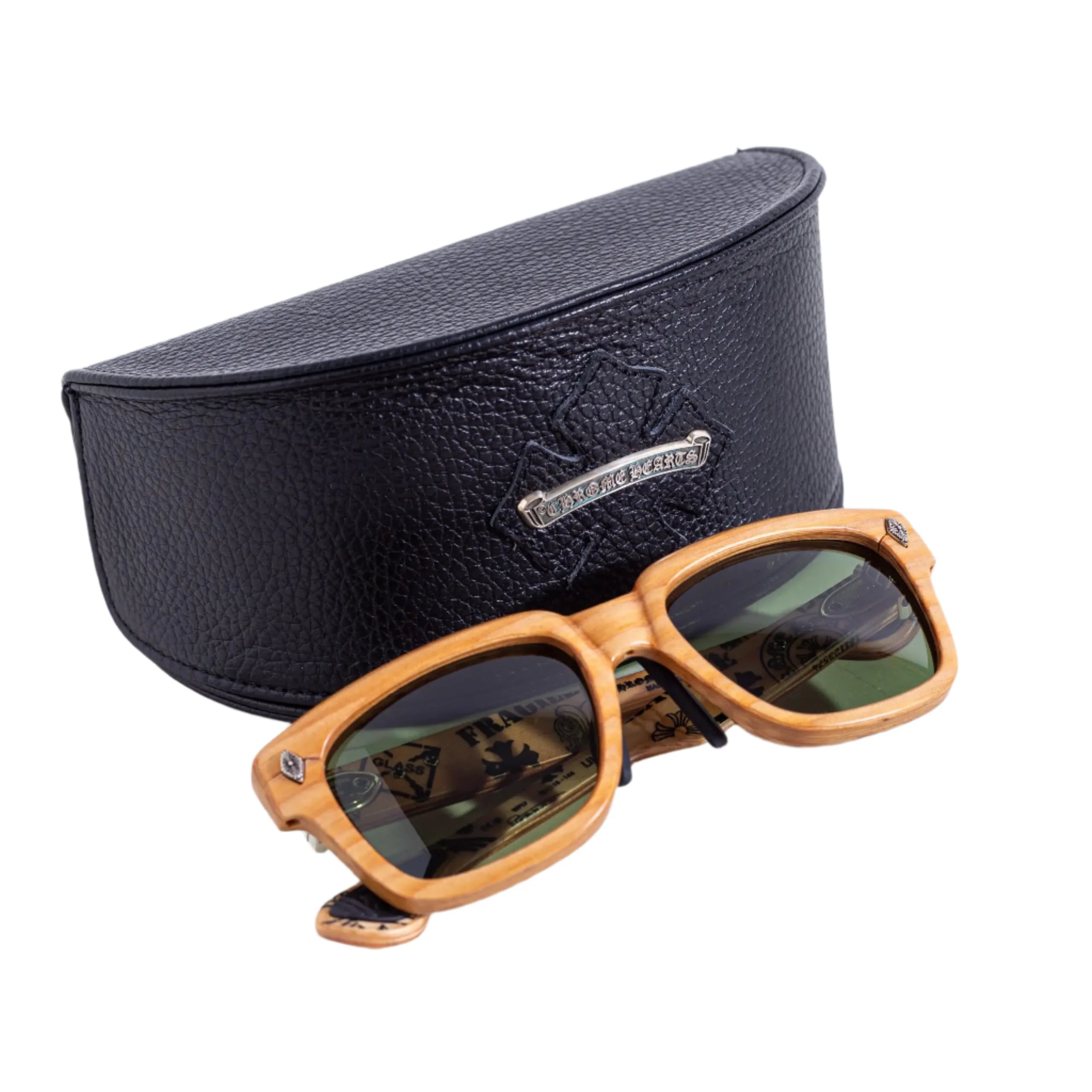 Chrome Hearts Lilith Stencil Sunglasses Wood