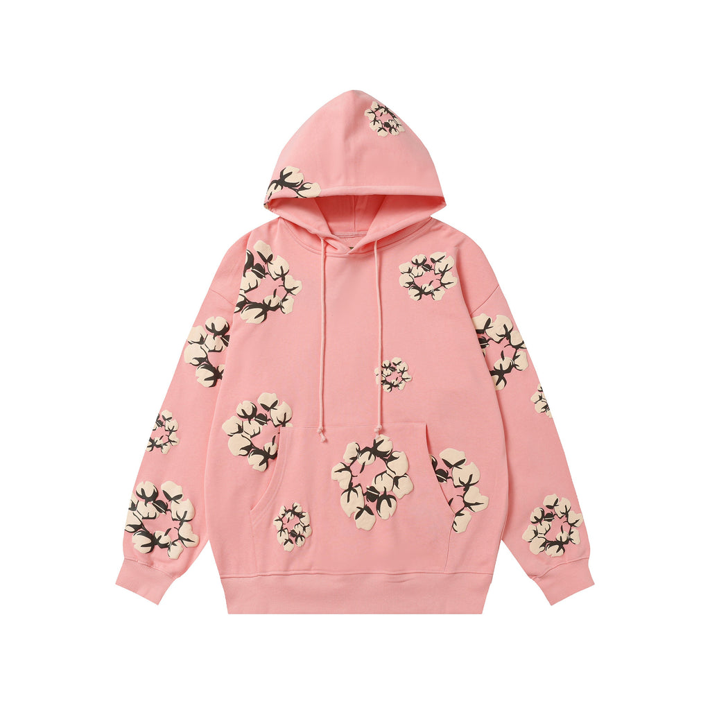 Denim Tears Cotton Wreath Hoodie – Pink