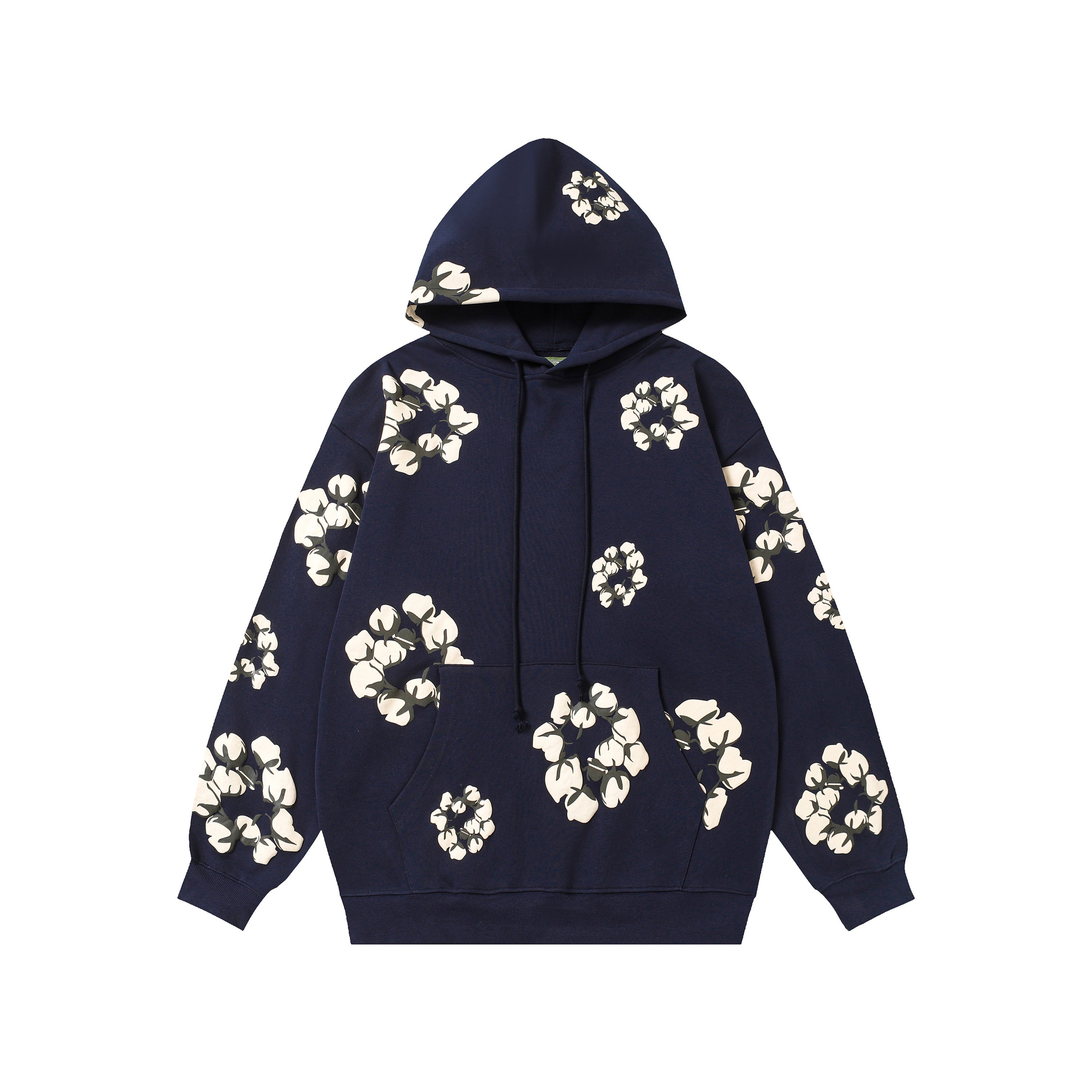 Denim Tears Cotton Wreath Hoodie – Navy