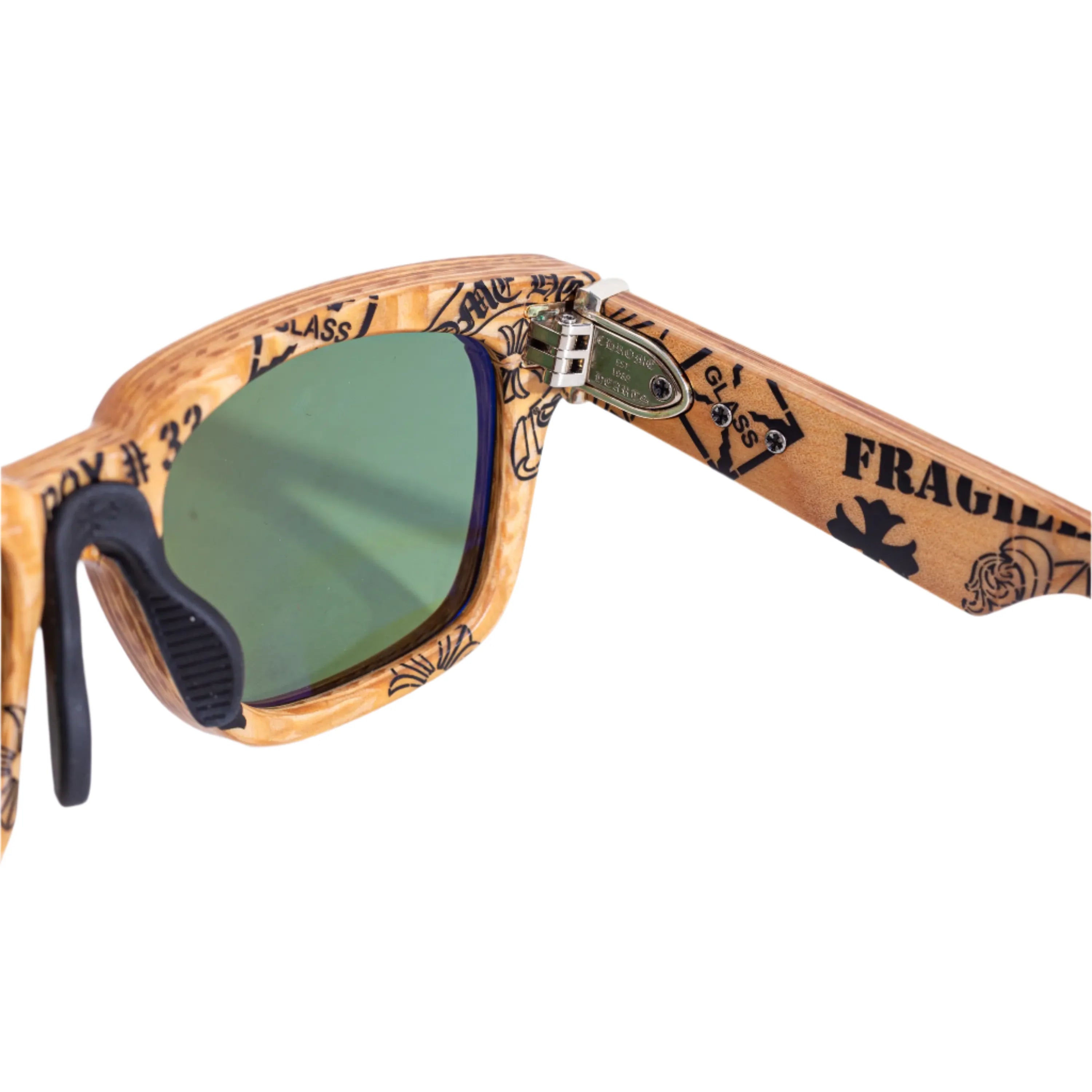 Chrome Hearts Lilith Stencil Sunglasses Wood