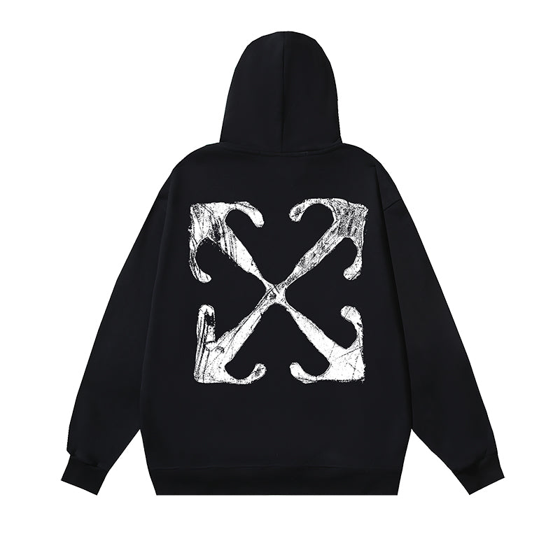 OFF-WHITE retro arrow hooded sweatshirt