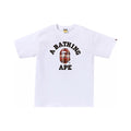 BAPE Check College Tee White