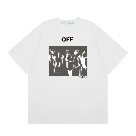 Off White Spray Paint Tee - White