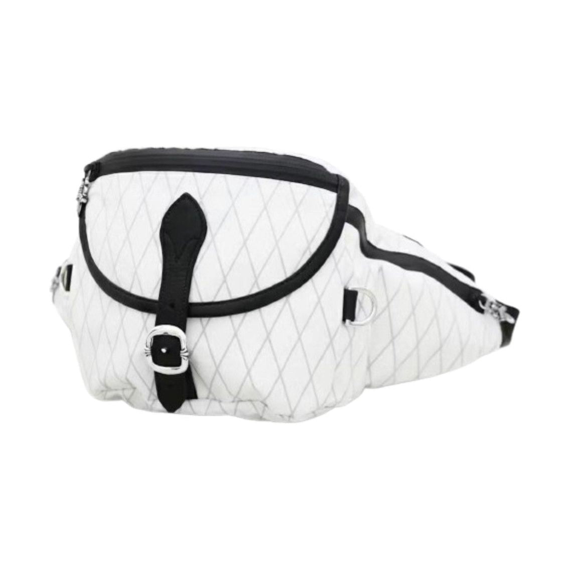 Chrome Hearts Nylon Snat Pack Bag White
