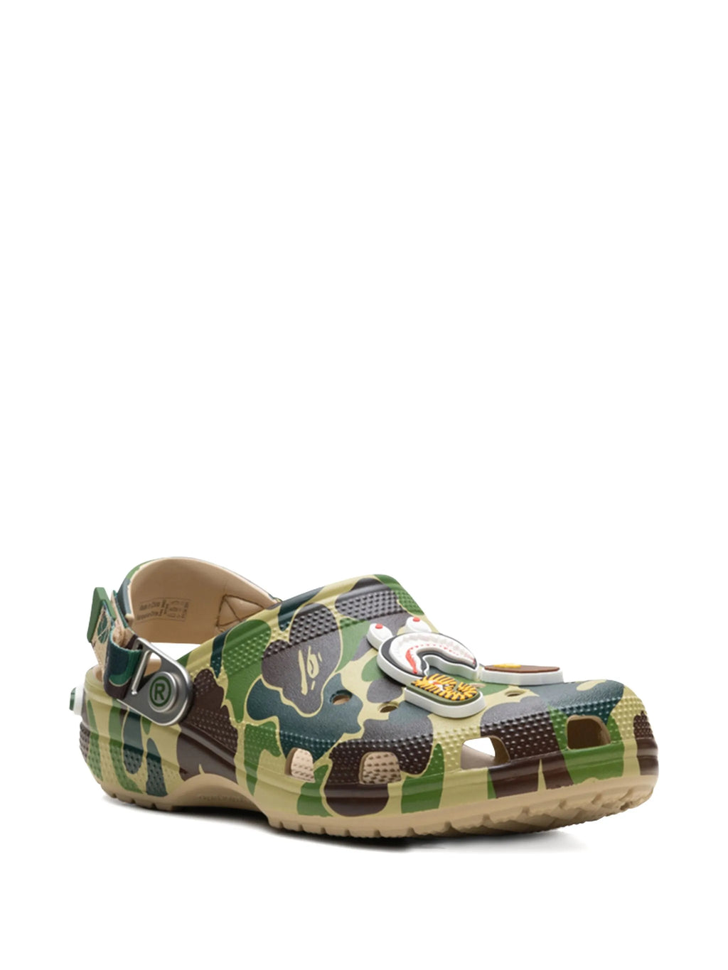 Crocs Classic Clog Unisex Green Camo Walking Shoe
