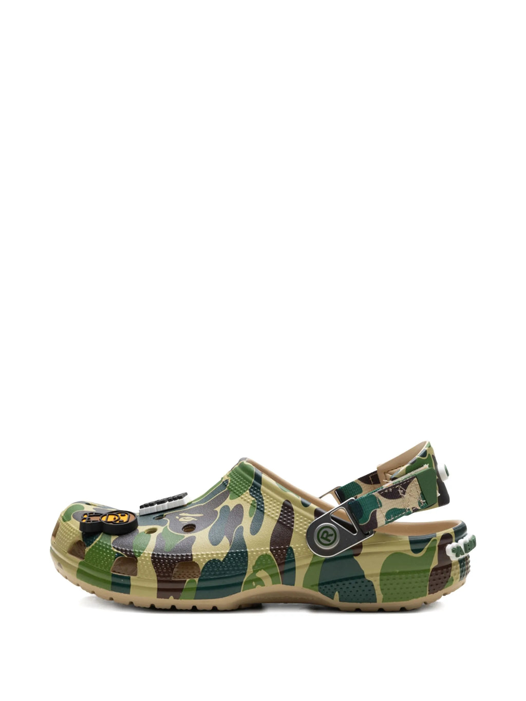 Crocs Classic Clog Unisex Green Camo Walking Shoe