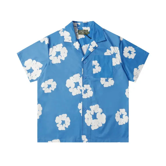 Denim Trs Blue Short set