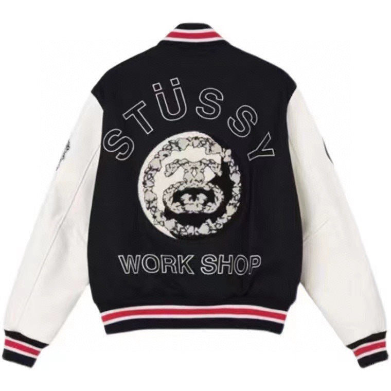 Stüssy “Tribe Tears Legacy” Varsity Jacket