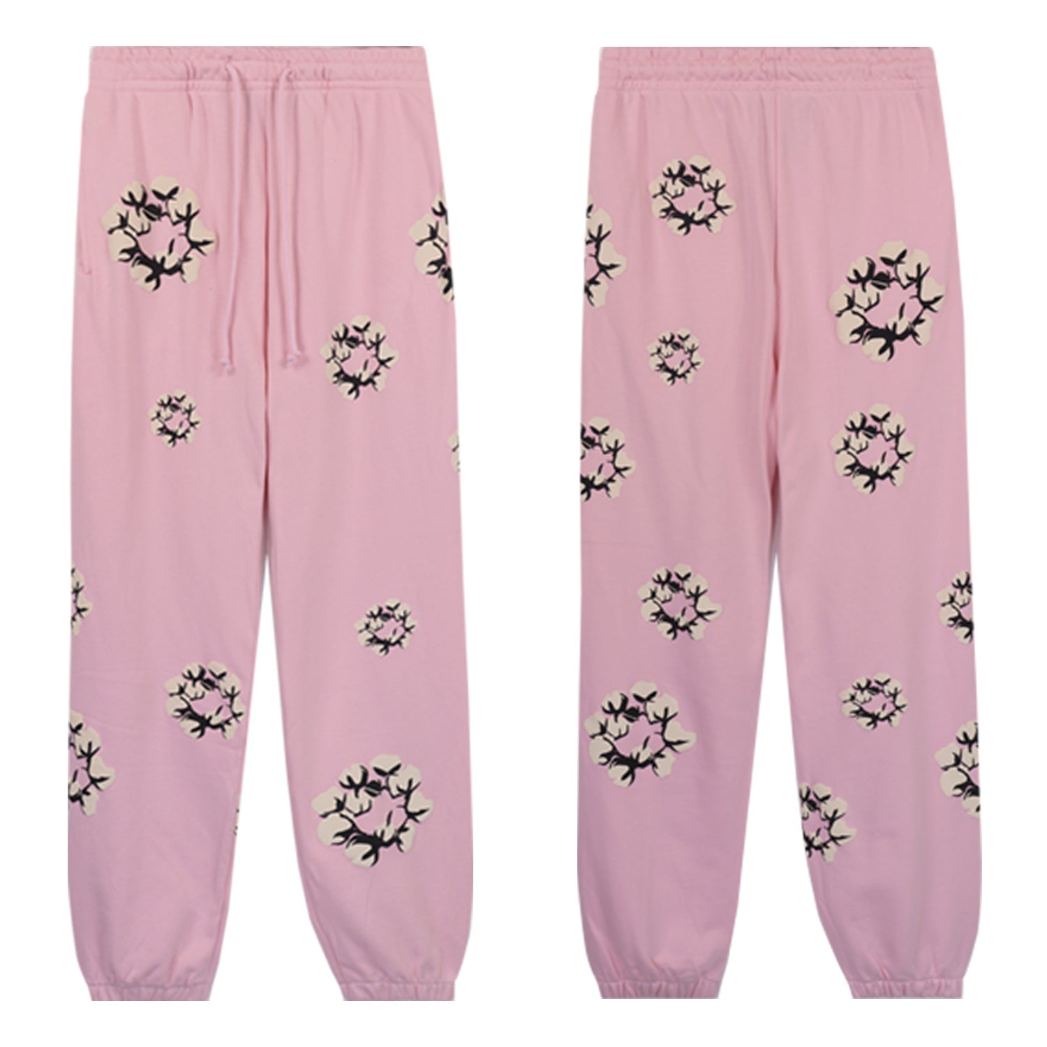 Denim Tears Cotton Wreath Sweatpants (Pink)