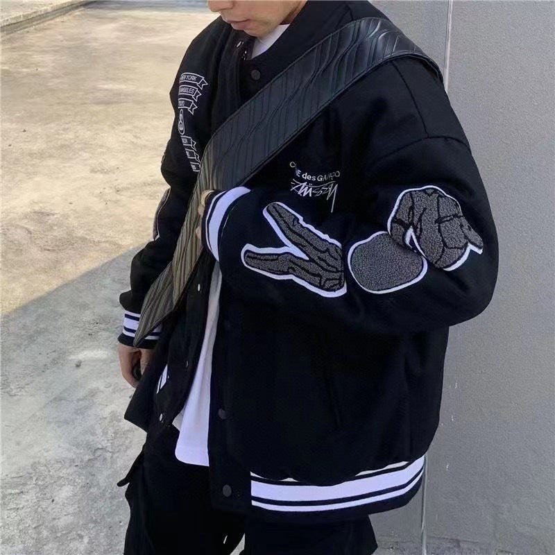 Stüssy x Comme des Garçons Varsity Jacket