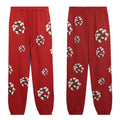 Denim Tears Cotton Wreath Sweatpants (Red)