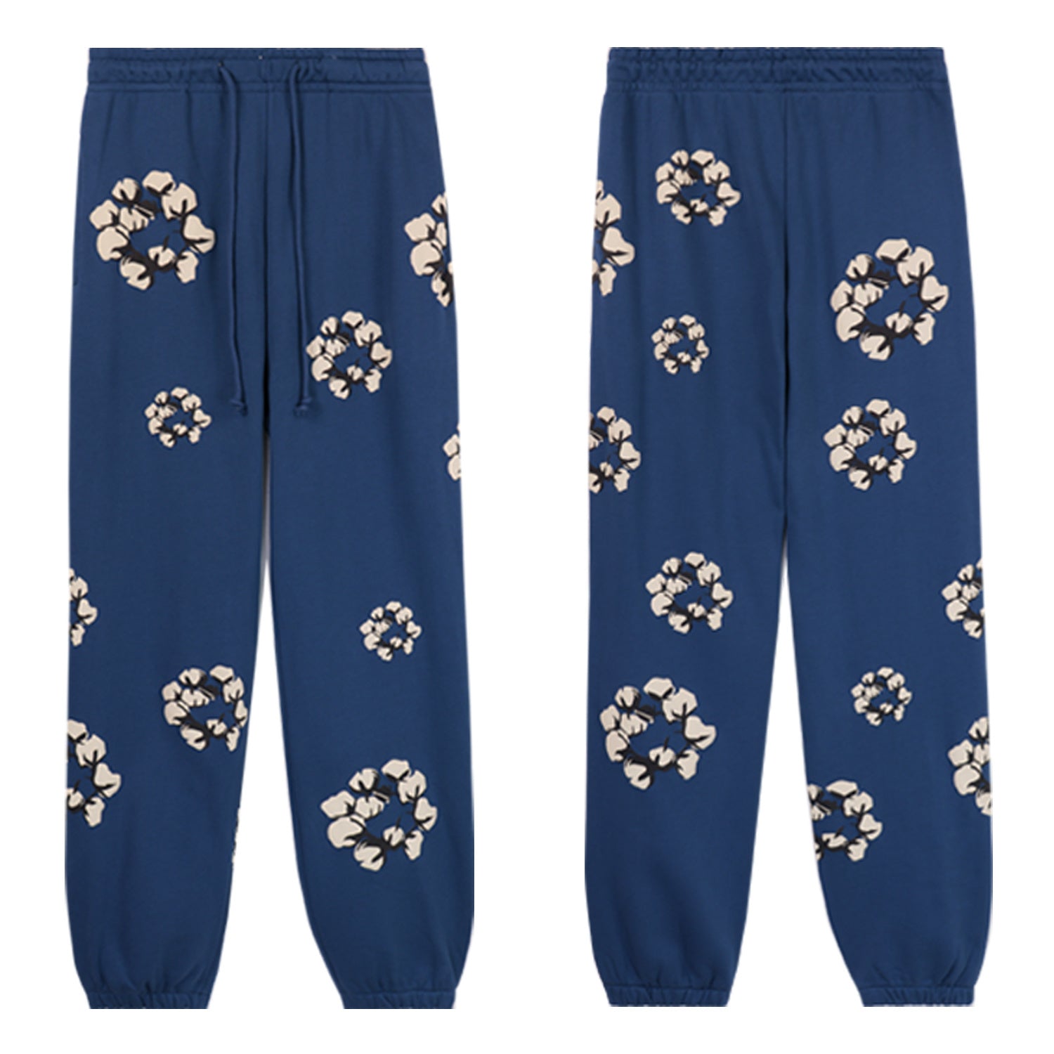 Denim Tears Cotton Wreath Sweatpants (Blue)