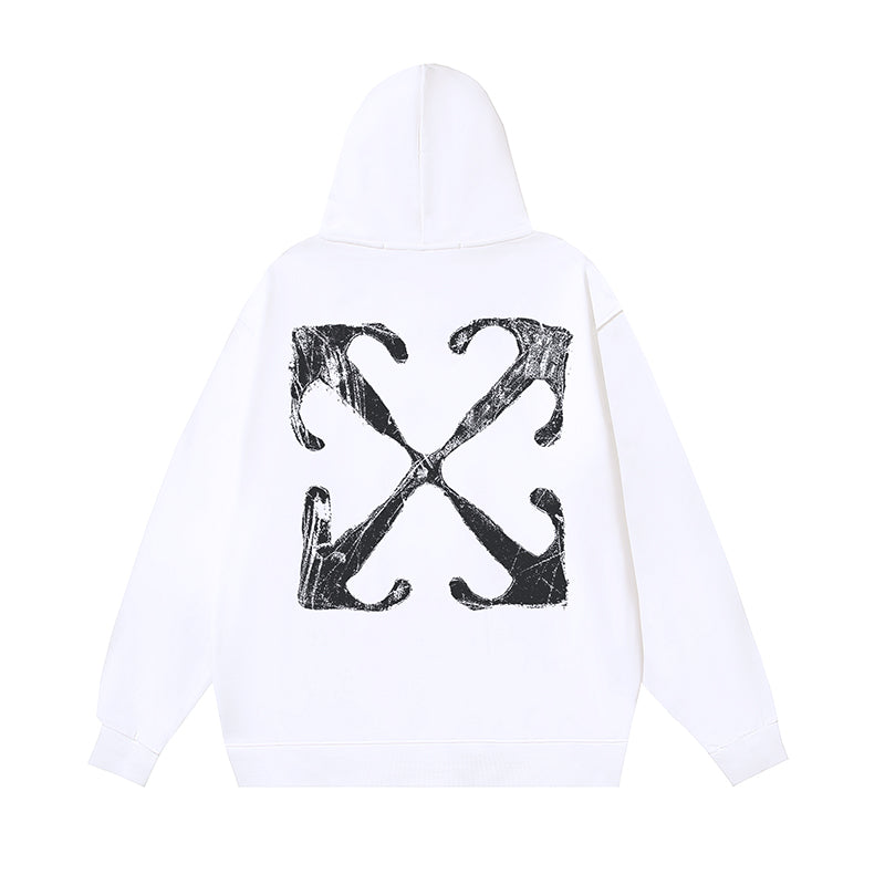 OFF-WHITE retro arrow hooded sweatshirt