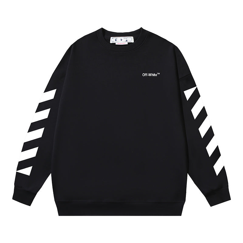 Off-White Diagonal Stripe Crewneck