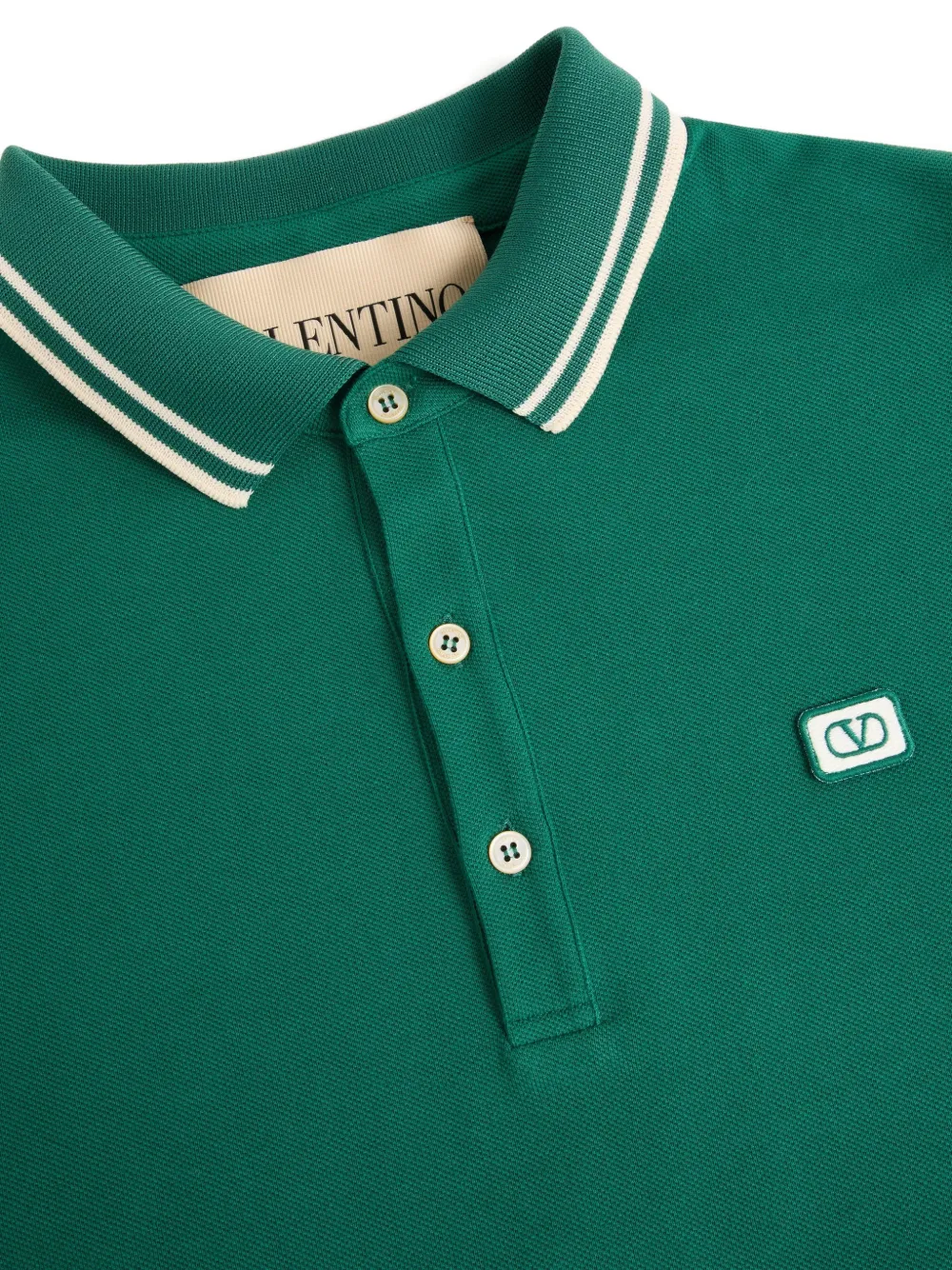Valentino Garavani contrast-collar polo shirt