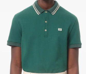 Valentino Garavani contrast-collar polo shirt
