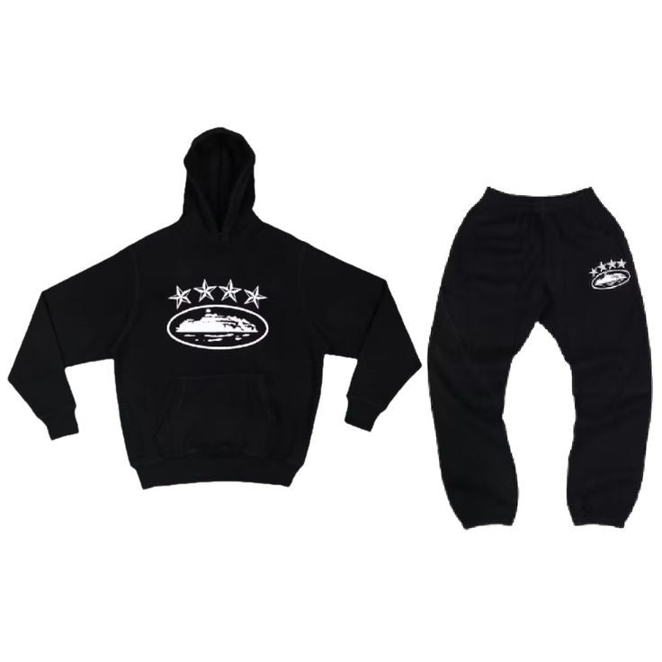 Corteiz Alcatraz Tracksuit "Black"